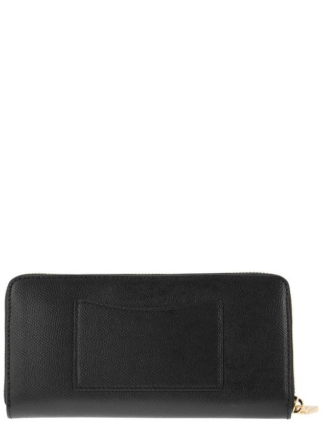 Women's Logo Zipper Long Wallet Black - MICHAEL KORS - BALAAN 3