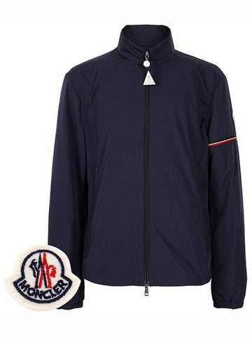 Navy Ruinette Windbreaker Hooded Zip up Jacket 74S 00648 - MONCLER - BALAAN 1