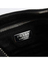 Re-Edition 2005 Silver Logo Re-Nylon Saffiano Mini Bag Black - PRADA - BALAAN 5