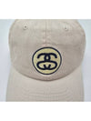 Solid SS Link Low Pro Ball Cap Washed White - STUSSY - BALAAN 4