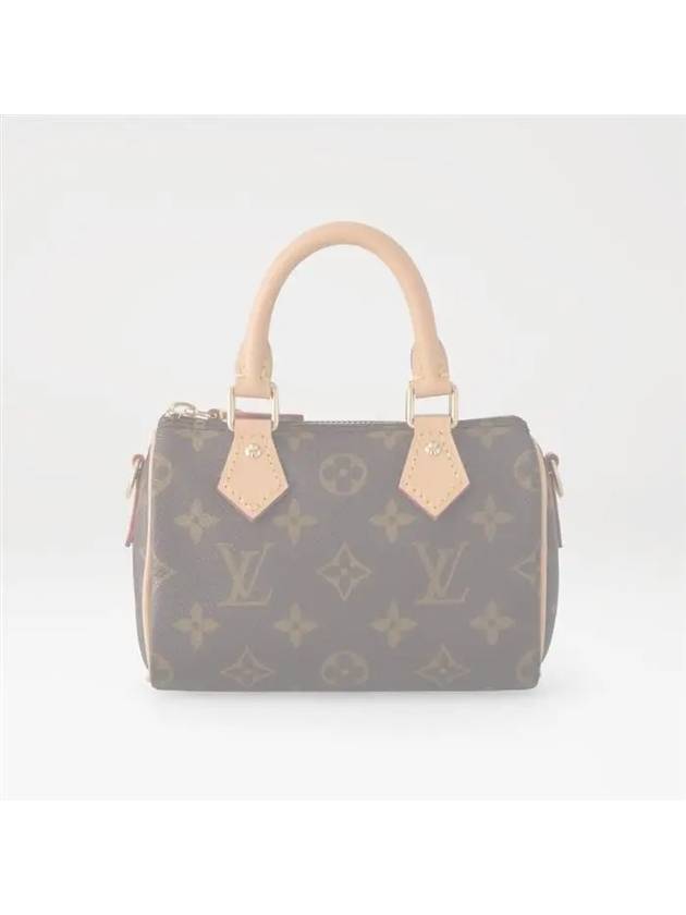 Nano Speedy Monogram Tote Bag Brown - LOUIS VUITTON - BALAAN 4