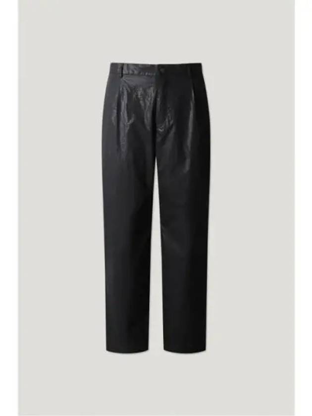 TAIK wide coated pants BLACK - IRO - BALAAN 1