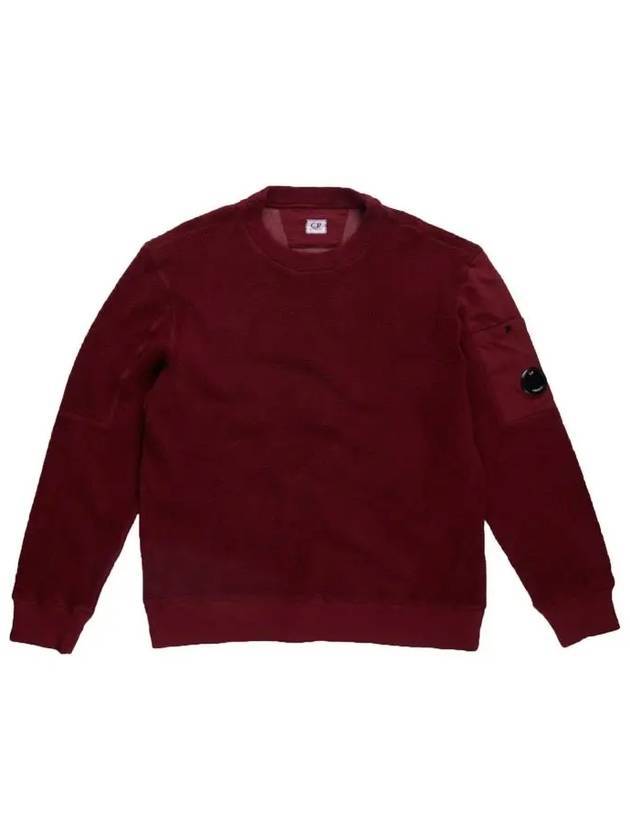 Lens Crew Neck Sweatshirt Red - CP COMPANY - BALAAN 1