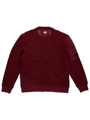 Lens Crew Neck Sweatshirt Red - CP COMPANY - BALAAN 1