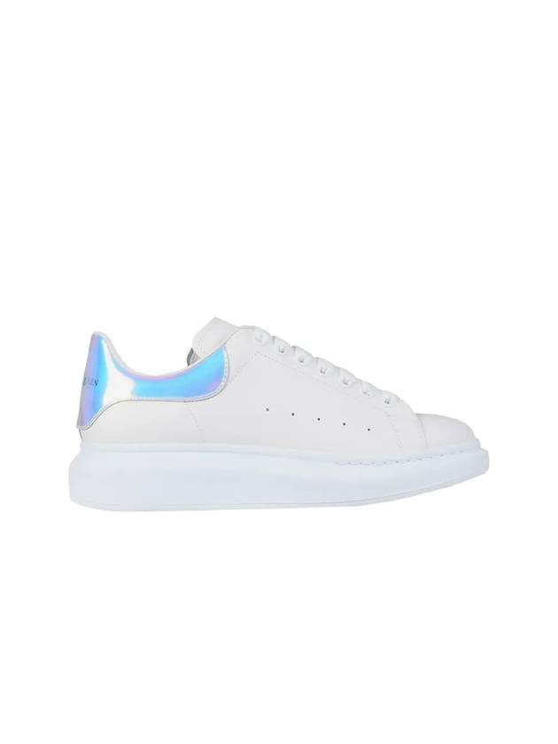 Oversized Smooth Calf Leather Sneakers White Shock Pink - ALEXANDER MCQUEEN - BALAAN 2