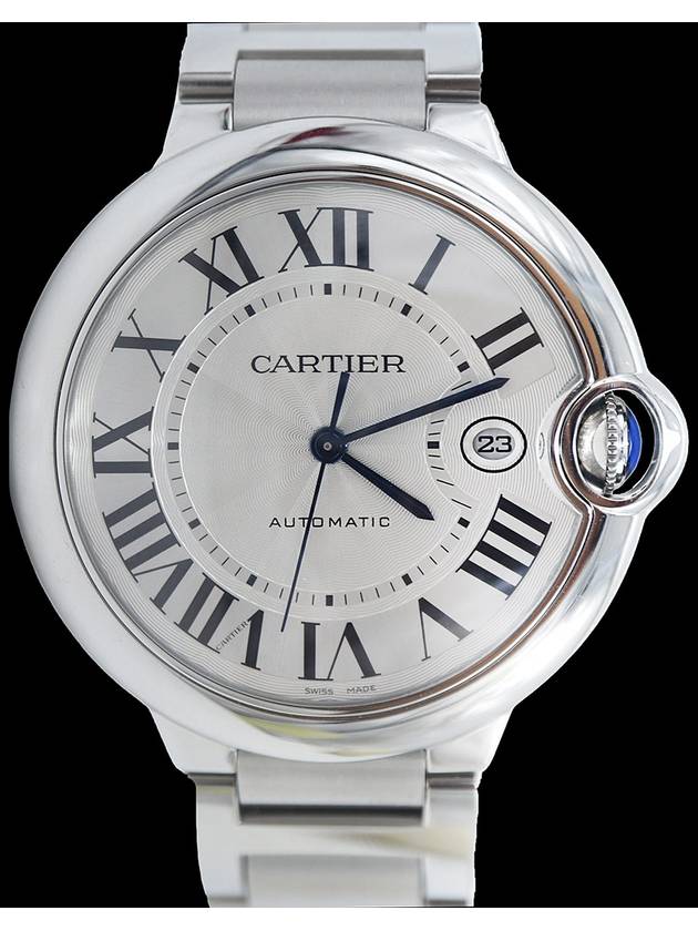 Men s Cartier WSBB0049 42MM Steel Quartz Ballon Bleu de Watch gt Gangbuk used luxury goods - CARTIER - BALAAN 2