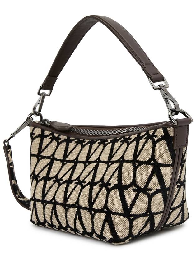 Iconographe Cotton Shoulder Bag Beige - VALENTINO - BALAAN 3