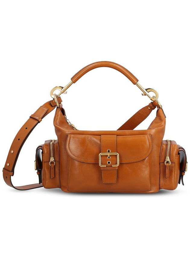 Camera Shiny Leather Shoulder Bag Clay Brown - CHLOE - BALAAN 2