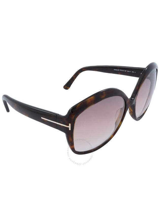 Tom Ford Gradient Brown Butterfly Ladies Sunglasses FT0919 52F 60 - TOM FORD - BALAAN 3