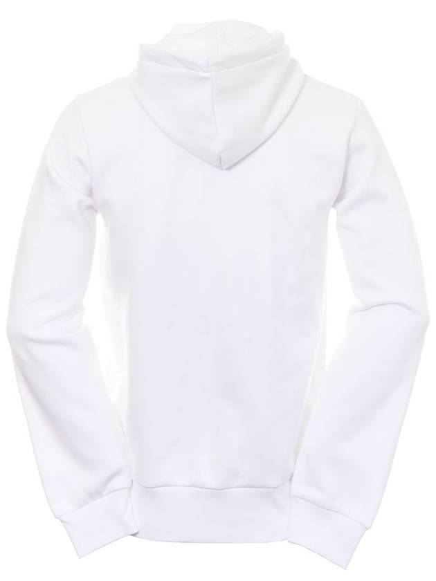 Logo Patch Organic Cotton Hoodie White - LACOSTE - BALAAN 3