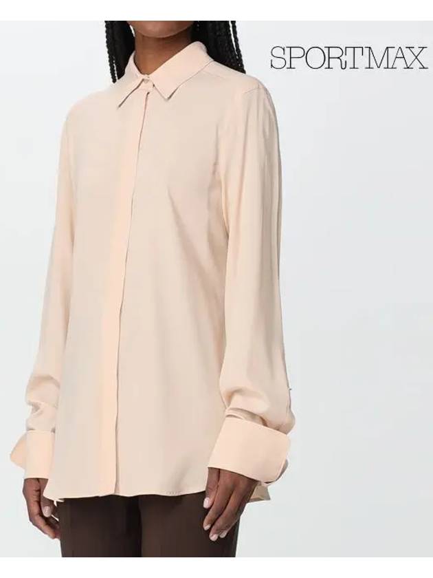 Sportmax YEN silk blend blouse pink YEN 2321160139 015 - MAX MARA - BALAAN 8