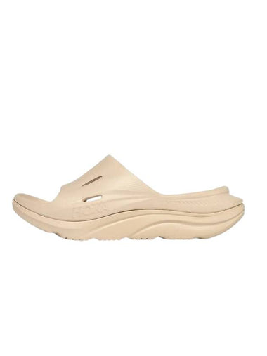 Ora Recovery Slide 3 Slippers Beige - HOKA ONE ONE - BALAAN 1