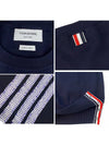 4 Bar Straight Knit Top Navy - THOM BROWNE - BALAAN 10