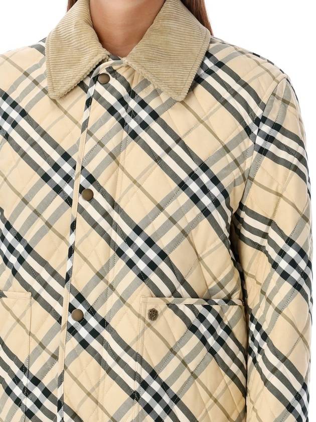 QUILTED JACKET CHECK - BURBERRY - BALAAN 3