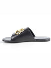 Gold logo mule slippers 36 - BALENCIAGA - BALAAN 6