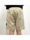 Compass Badge Bermuda Shorts Beige - STONE ISLAND - BALAAN 5