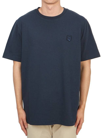 Bold Fox Head Patch Comfort Short Sleeve T-Shirt Navy - MAISON KITSUNE - BALAAN 2