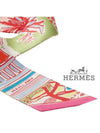 Rayures D'Ete Twilly Scarf Rose - HERMES - BALAAN 5