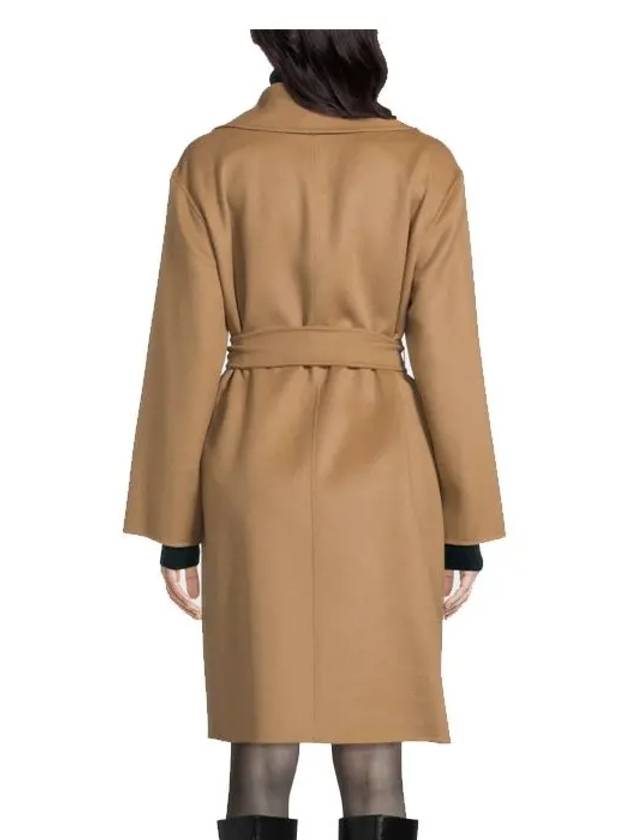 Totem Belt Virgin Wool Single Coat Camel - MAX MARA - BALAAN 6