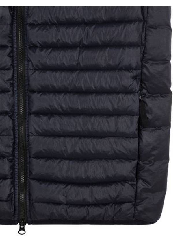 Loom Woven Chambers Recycled Nylon Down Padding Vest Navy - STONE ISLAND - BALAAN 6