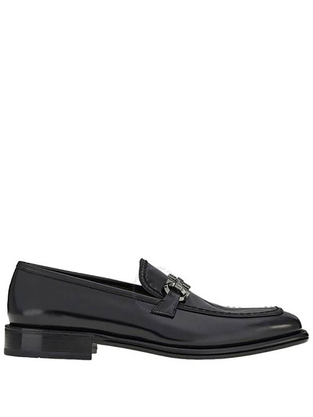 Salvatore Gancini Ornament Moccasin Loafers Black - SALVATORE FERRAGAMO - BALAAN 2