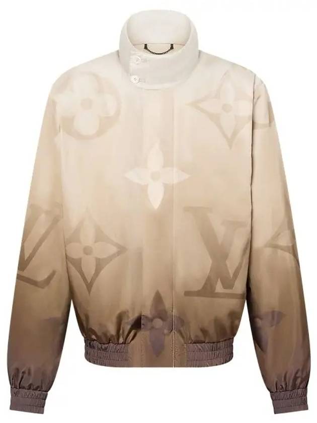 Monogram Printed Light Nylon Windbreaker Beige - LOUIS VUITTON - BALAAN 2