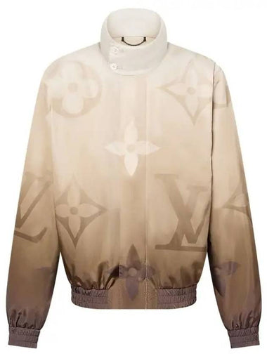 Monogram Printed Light Nylon Windbreaker 1AFYAO - LOUIS VUITTON - BALAAN 1