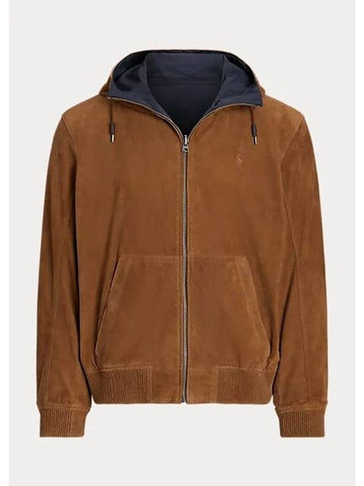 Reversible Hooded Zip-Up Jacket Multi Brown Navy - POLO RALPH LAUREN - BALAAN 2