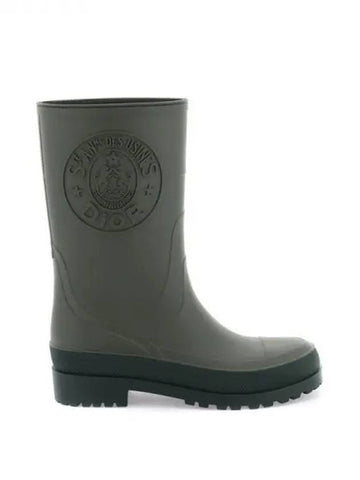 Dior logo rubber rain boots 271380 - DIOR - BALAAN 1