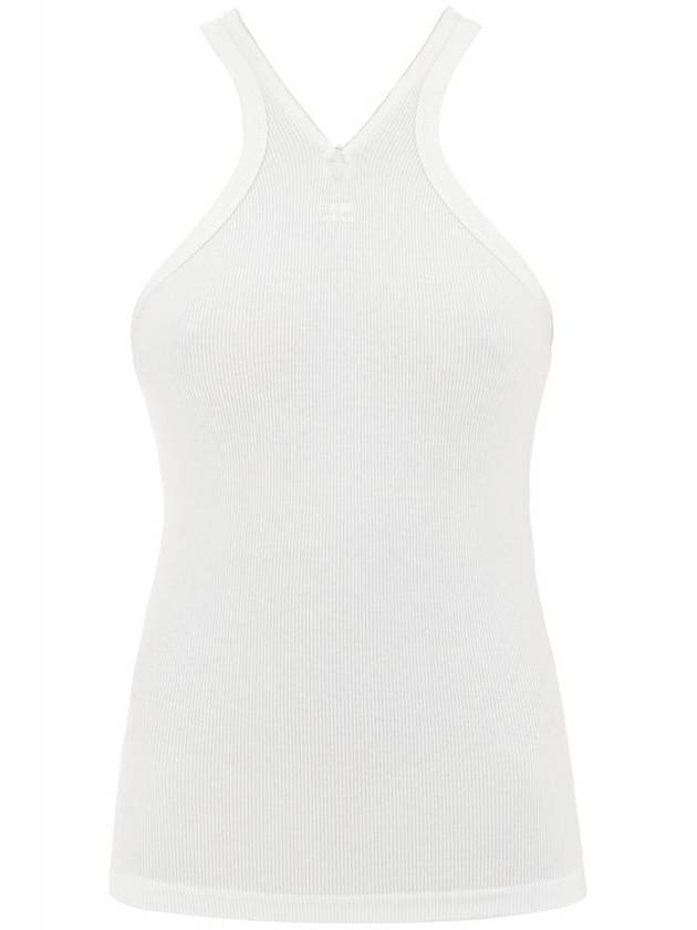 Criss Cross 90 s Sleeveless White - COURREGES - BALAAN 1