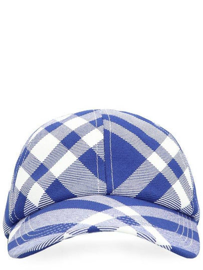 Check Ball Cap Blue - BURBERRY - BALAAN 2