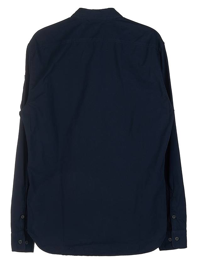 Gabardine Long Sleeve Shirt Navy - CP COMPANY - BALAAN 3