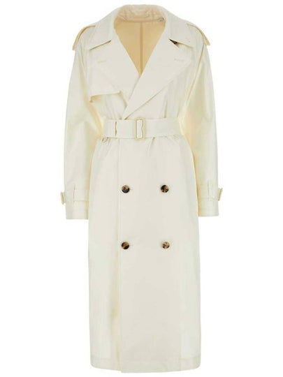 doublebreasted belted trench coat - BURBERRY - BALAAN 2