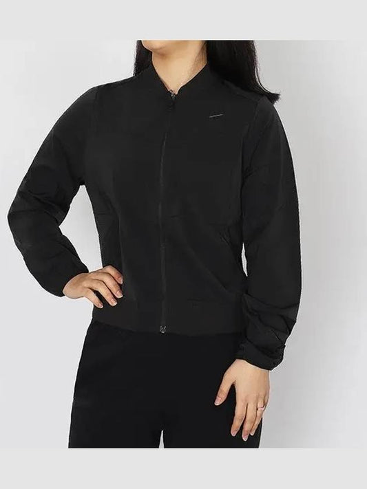 W Bliss Bomber Jacket DRI FIT DV9452 010 - NIKE - BALAAN 1