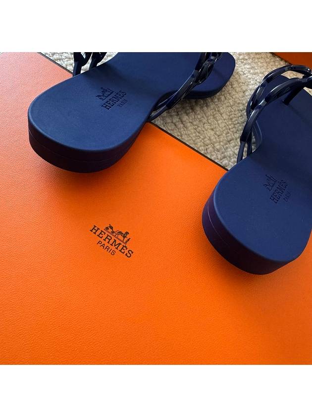 island sandals violet - HERMES - BALAAN 8