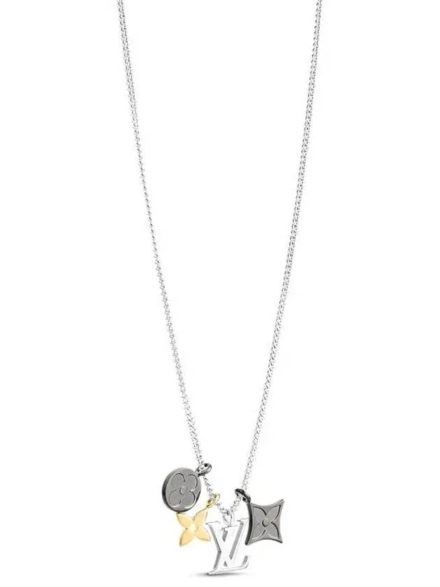 LV Instinct Pendant Necklace Silver - LOUIS VUITTON - BALAAN 2