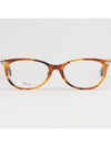 Eyewear Round Acetate Glasses Havana Brown - DIOR - BALAAN 4