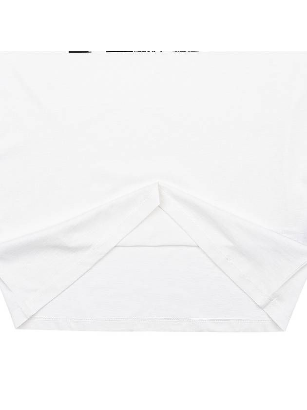 Print Cotton Short Sleeve T-Shirt White - CP COMPANY - BALAAN 8