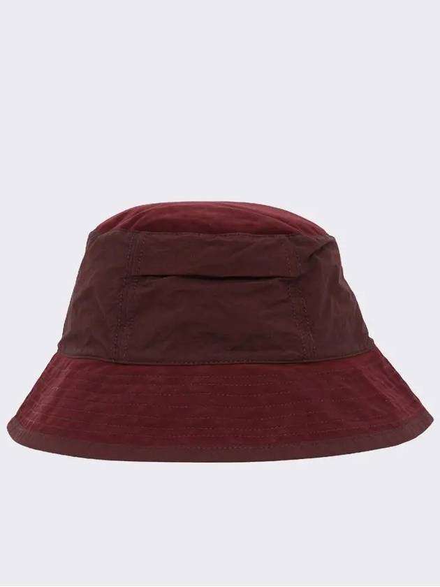 Hidden Pocket Nylon Bucket Hat Red - TEN C - BALAAN 2