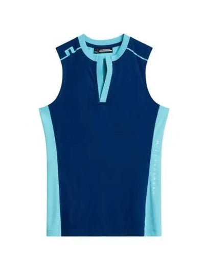 Neah Golf Sleeveless Estate Blue - J.LINDEBERG - BALAAN 2