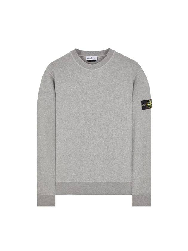 Wappen Patch Garment Dyed Sweatshirt Grey - STONE ISLAND - BALAAN 2