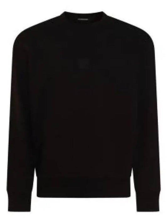 Stretch Fleece Crew Neck Sweatshirt Black - CP COMPANY - BALAAN 2