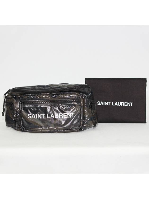 Men's Pouch Belt Bag Black - SAINT LAURENT - BALAAN 3