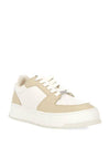 New Lace-Up Arcade Low-Top Sneakers Sand White - AMI - BALAAN 3