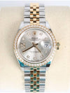 Rolex Dayjust Silver Discrimination Diamond Bezel 19 Years - ROLEX - BALAAN 1