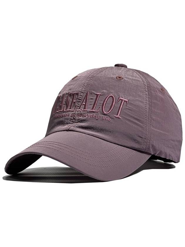 Nylon Ball Cap Purple Grey - CASEALOT - BALAAN 2