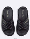 D-Cross Slippers Black - DIOR - BALAAN 4