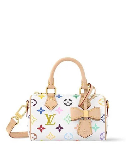 Takashi Murakami Nano Speedy Tote Bag Blanc - LOUIS VUITTON - BALAAN 2