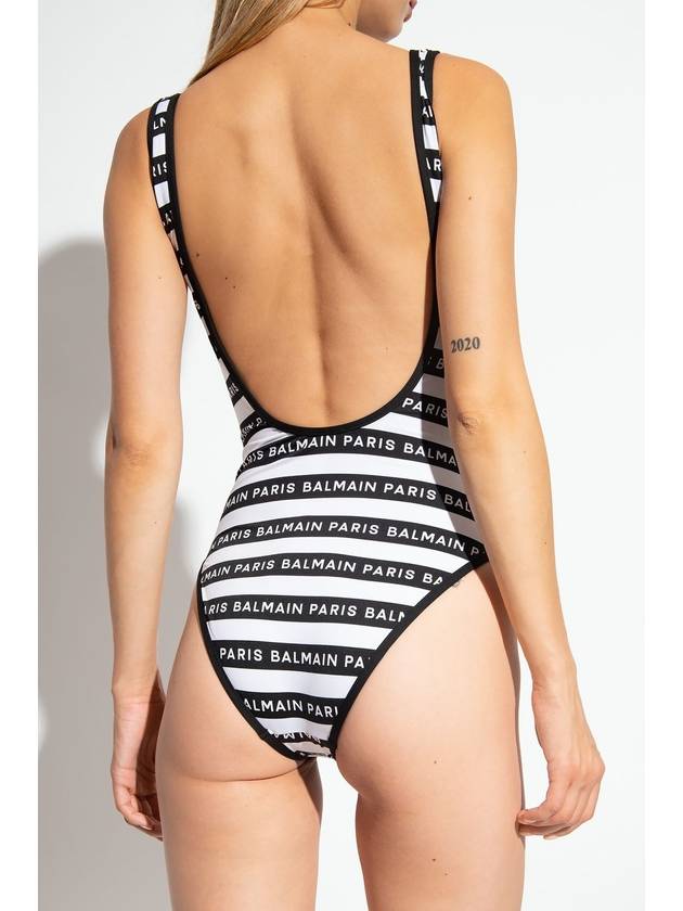 Balmain One-piece Swimsuit, Women's, White - BALMAIN - BALAAN 3