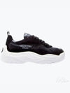 Gumboy Banshee Leather Low Top Sneakers Black - VALENTINO - BALAAN 2